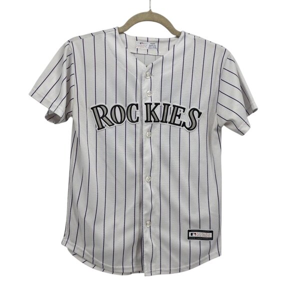 MLB Genuine Merchandise Youth Medium Jersey Nolan Arenado Colorado Rockies - Picture 10 of 10